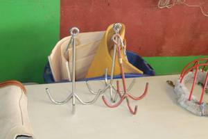 lot 482 image: Lot of (3) Bridle Hooks