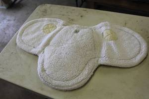 lot 321 image: Wilkers English Pony Saddle Pad White