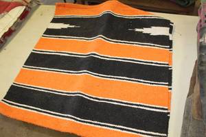 lot 316 image: Western Saddle Pad BlackOrange