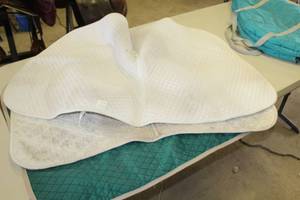 lot 346 image: Lot of (3) Dressage Saddle Pads