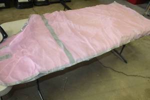 lot 630 image: Royal Equine Fly Sheet Pink with Tan Trim 81L