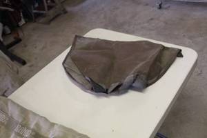 lot 642 image: Neck Cover for 76 Fly Sheet Tan