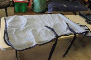 lot 651 image: Stable Sheet White 78L