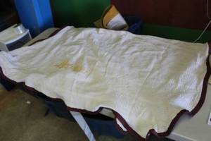 lot 650 image: Curvon Midstates Anti-Sweat Sheet White 78L