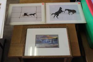 lot 700 image: Lot of (3) Wall Art