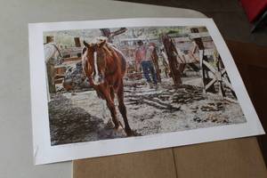 lot 703 image: Closing The Gate  Tasque Verde Ranch by Rochelle Neiderman #160750 Print