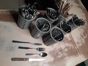 Large Lot of Silverware in Storage ...