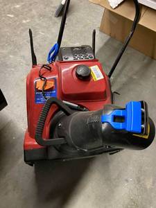 lot 22 image: Power Clear 518 ZE 18 in. Single-Stage Gas Snow Blower The retail price in Home Depot is $452.17