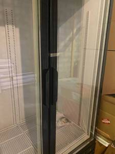 lot 43 image: 53 in. 45 cu. ft. Commercial 2-Glass Door Merchandiser Refrigerator in Black The retail price is $3088.56