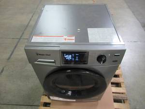 lot 300 image: Magic Chef 2.7 cu. ft. Silver All-in-One Combo Washer and Dryer MCSCWD27S5