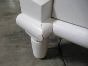 lot 321 image: Home Decorators Collection Aberdeen 32 in. W x 23 in. D Corner Vanity in White Aberdeen 32W