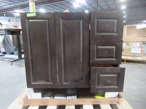 lot 210 image: Glacier Bay Northwood 37 in. W x 19 in. D Bathroom Vanity Only in Dusk NW36P2-DK