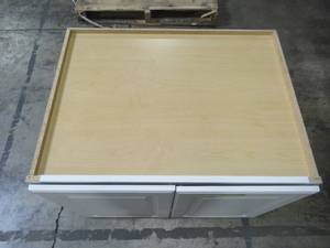 lot 329 image: Kitchen Wall Cabinet in White 33 in. W x 24 in. D x 23.5 in. H 2138565