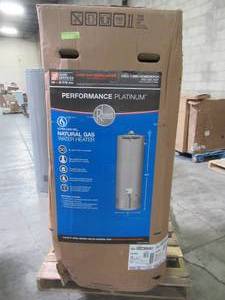 lot 340 image: Rheem Performance Platinum 50 Gal. Tall 38,000 BTU Ultra Low NOx (ULN) Natural Gas Tank Water Heater XG50T12EN38U1