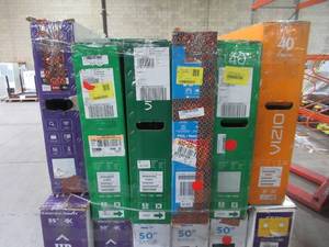 lot 37 image: UNTOUCHED Wholesale Pallet of 40 50 & 55 Smart Ultra HD TVs - $ 3,609.86 RETAIL VALUE