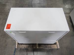 lot 233 image: Stylewell Amerlin White Wood 3 Drawer Chest of Drawers (31.5 in W. X 32.68 in H.) CB1805463-WHT