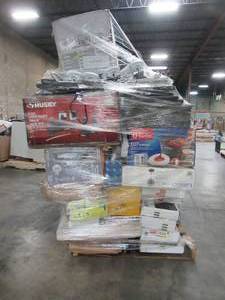 lot 234 image: WHOLESALE MIXED PALLET OF GAZEBO, SHOP EQUIPMENT AND HOUSEWARES