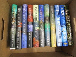 Hard cover books mysterys by Will...