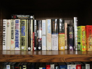Hard cover books by Ken Follett, St...