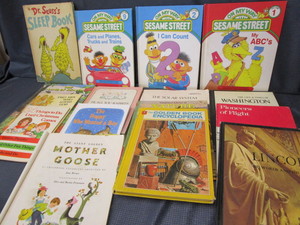 Childrens books Sesame St, Washin...