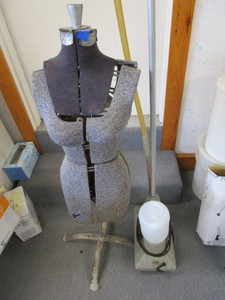 Dress form, Jiffy steamer...