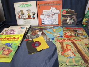 Childrens records & books...