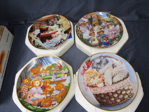 Collector plates Teddy Bears, kitt...