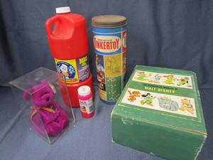 Vintage Tinker Toys, 100oz Bubble l...