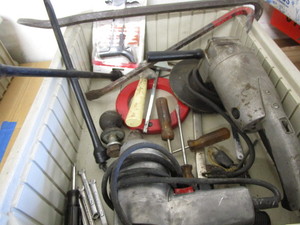Tools with Craftsman electric drill...