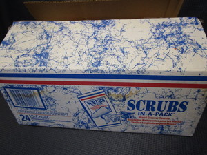 Scrubs in a pack - premoistened, qt...