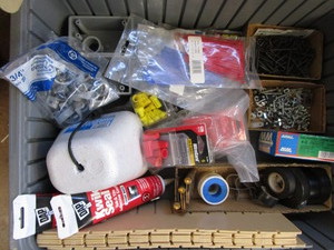 Electrical & home repair supplies, ...