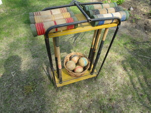 Vintage croquet set...