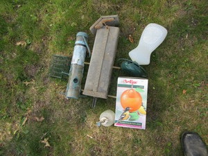 Bird feeders...