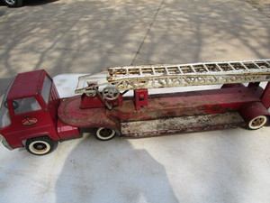 Tonka aerial ladder truck, sandbox ...