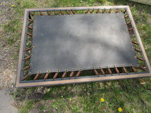 Vintage trampoline, metal frame 34...