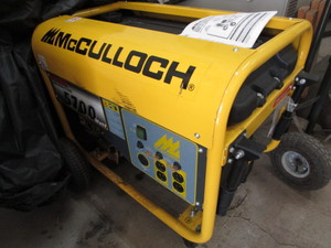 McCulloch 5700 generator, worked la...