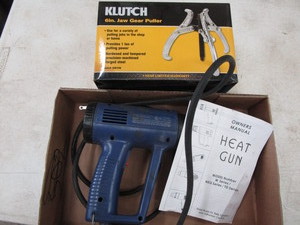 Klutch 6 jaw puller - new, heat gu...