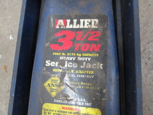 Floor jack, 3-12 ton...
