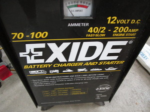 Exide battery charger  starter 70-...