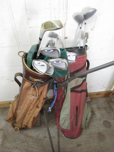 Golf clubs, Turbo Power Titan steel...
