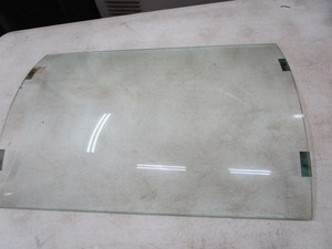 Curved heavy glass approx 14x21, ...