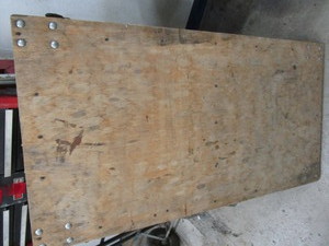 Wooden cart with dolly wheels, 24x...