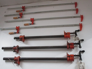 Pipe & Bar clamps three 1 bar  cl...