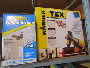 Wagner texture sprayer & dry mix...