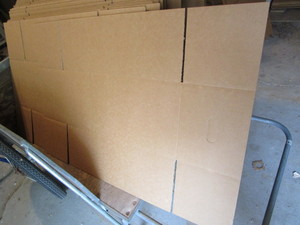 New cardboard boxes bottom 26.5x1...
