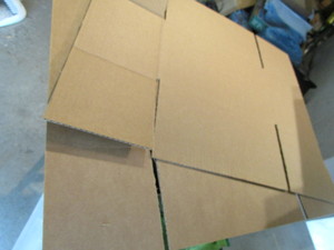 New cardboard boxes bottom 12.5x8...