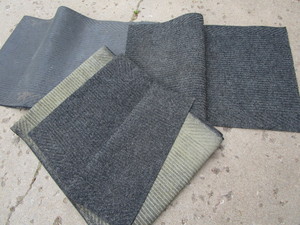 Runner rug sections 28x130 and 28...