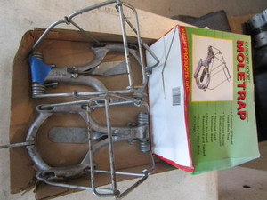 Choker mole traps, qty 3...