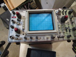 Oscilloscope 465, probe...