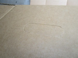 New cardboard boxes bottom 26.5x1...